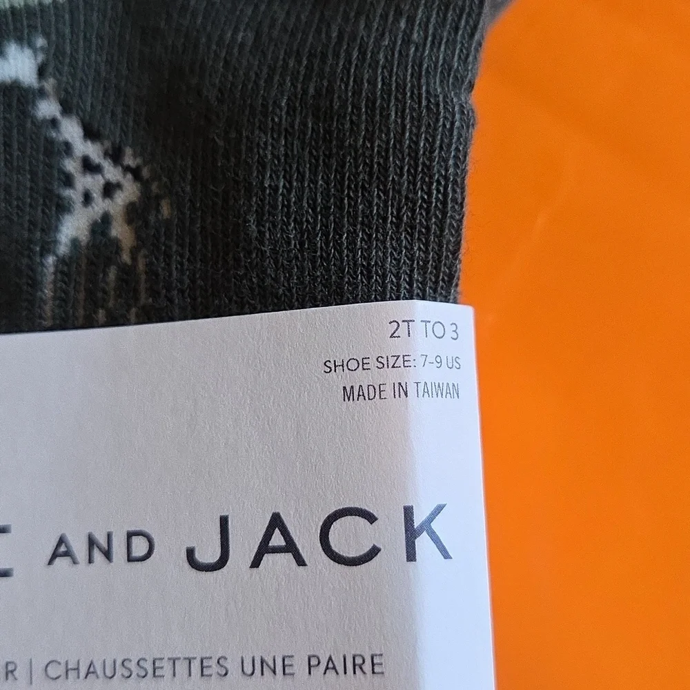 Nwt! Janie And Jack Toddler Boy Sock